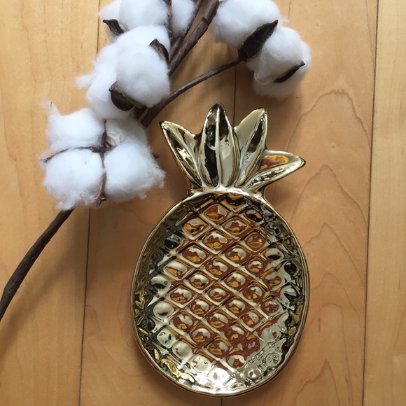 Other - Gold Pineapple Catchall Trinket Tray
